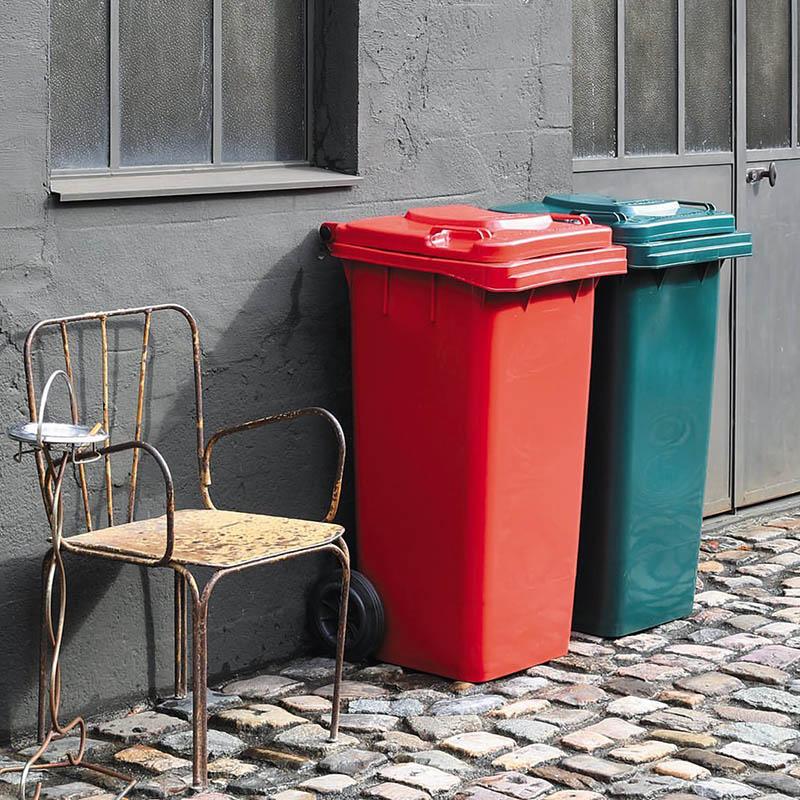 DULTON ダルトン トラッシュカン ダブル デッカー ゴミ箱 レッド red