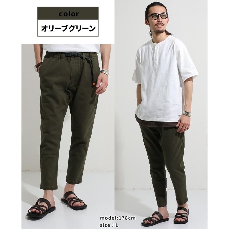 PGG オリーブグリーン メンズパンツ KRIFF MAYER（クリフメイヤー） メンズ ボトムス テーパードパンツ