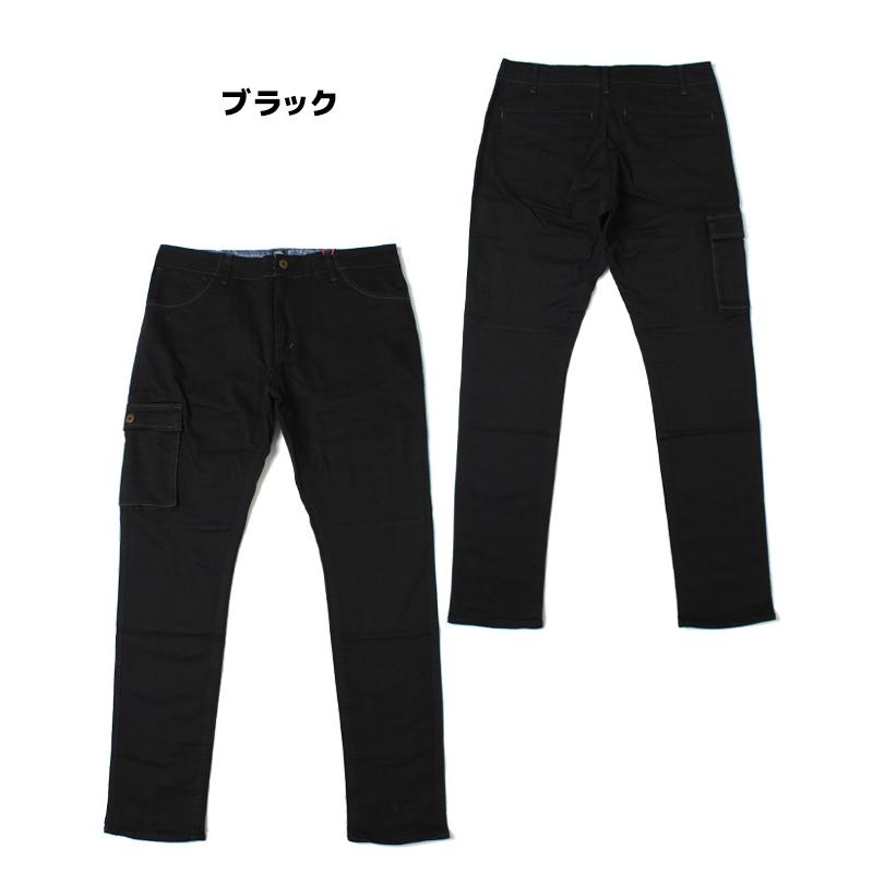 メンズ ボトムス ロングパンツ スリムパンツ スリムテーパードパンツ チノパン 無地 ストレッチツイルスリムカーゴパンツ KRIFF MAYER クリフメイヤー | KRIFF MAYER | 18