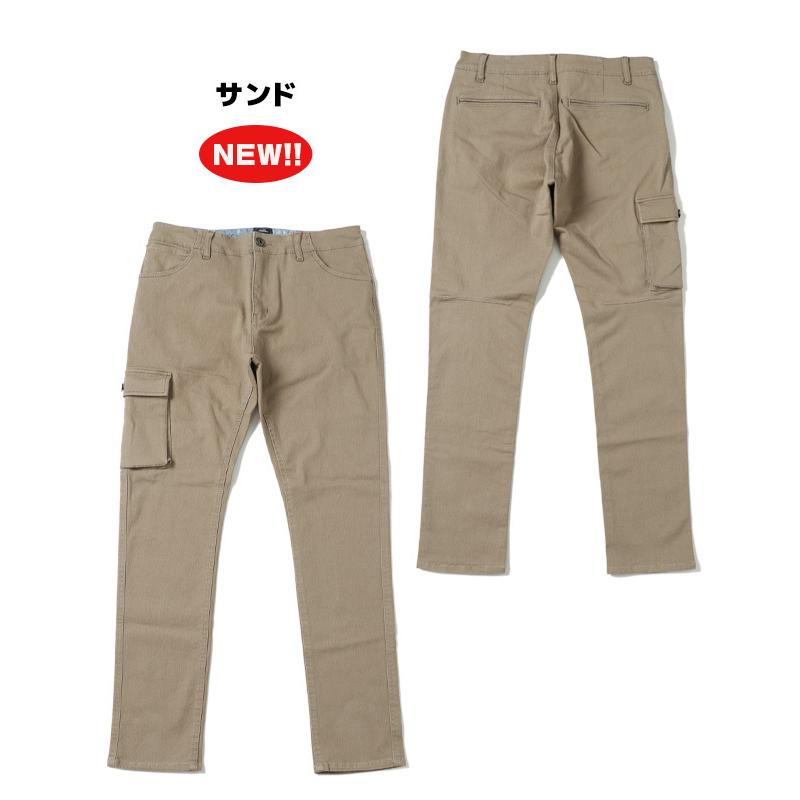 メンズ ボトムス ロングパンツ スリムパンツ スリムテーパードパンツ チノパン 無地 ストレッチツイルスリムカーゴパンツ KRIFF MAYER クリフメイヤー | KRIFF MAYER | 03