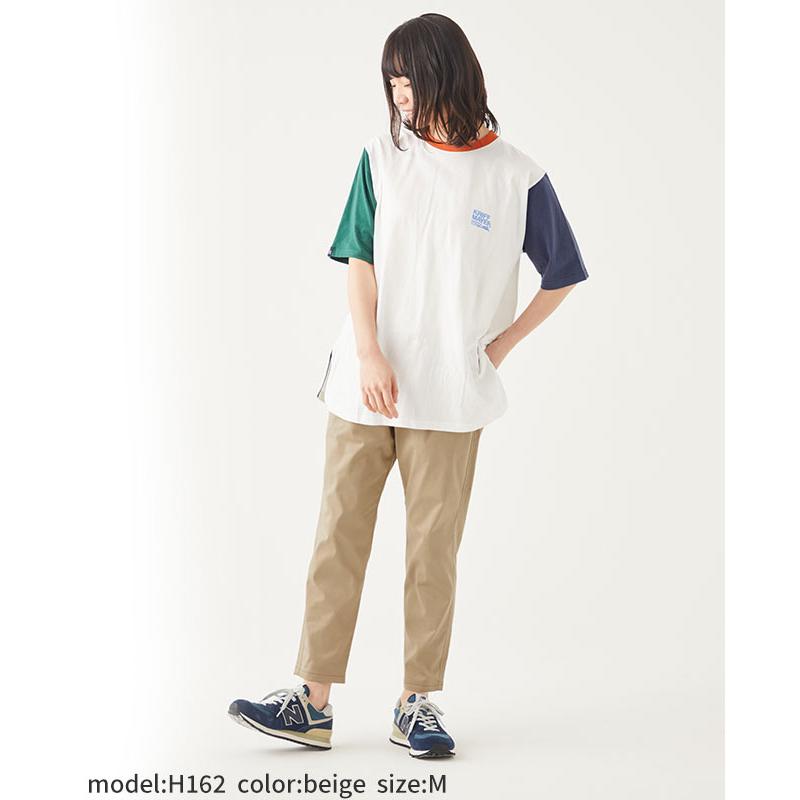 みーちゃん　リブロングパンツ、リブ8分袖シャツ、各2枚おまとめ Live in comfort（リブインコンフォート） スラックス パンツ リブ