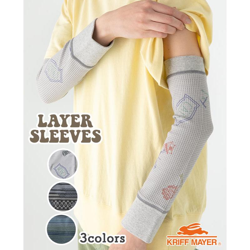 アームウォーマー アームカバー 男女兼用 おしゃれ 日焼け対策 冷房対策 総柄転写レイヤースリーブ Kriff Mayer Ladys クリフメイヤーレディース 21ss 495l Kriff Mayer 通販 Yahoo ショッピング