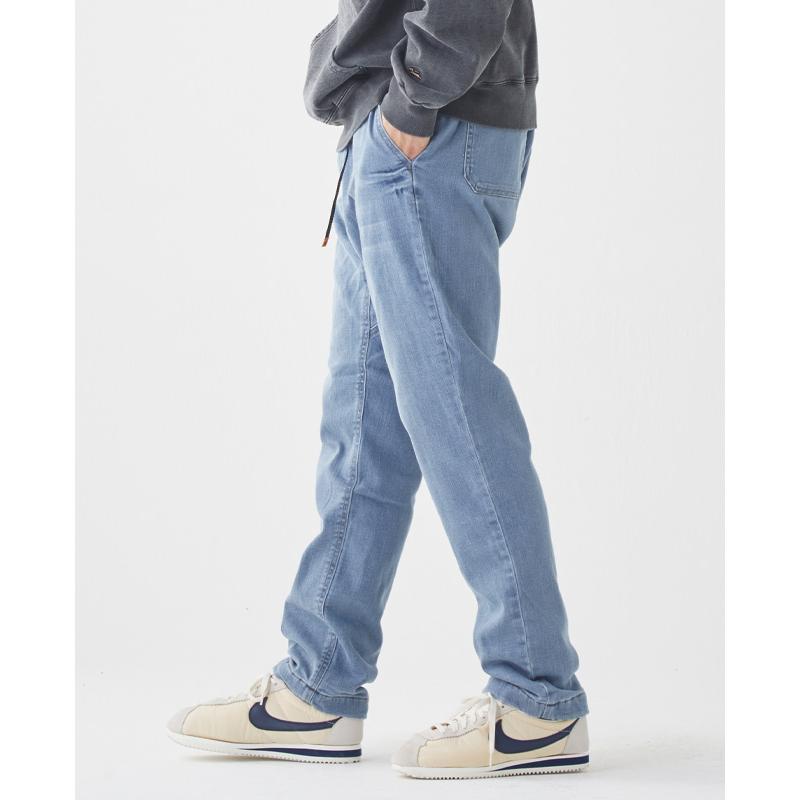 クリフメイヤー KRIFF MAYER メンズ ボトムス ロングパンツ テーパード 暖かい 裏起毛 防寒 ウエストゴム 防風 アタタカ デニムクライミングパンツ | KRIFF MAYER | 03