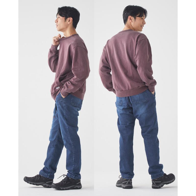 クリフメイヤー KRIFF MAYER メンズ ボトムス ロングパンツ テーパード 暖かい 裏起毛 防寒 ウエストゴム 防風 アタタカ デニムクライミングパンツ | KRIFF MAYER | 07