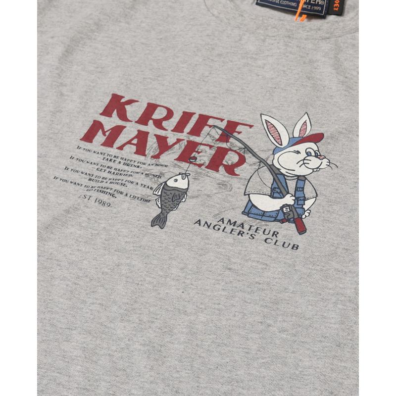 クリフメイヤー キッズ KRIFF MAYER KIDS 半袖Tシャツ 120cm〜170cm ジュニア キャラクター うさぎ 伸縮性 春 夏 柔らかい キャンプラビット 半袖T 釣り｜kriffmayer｜13