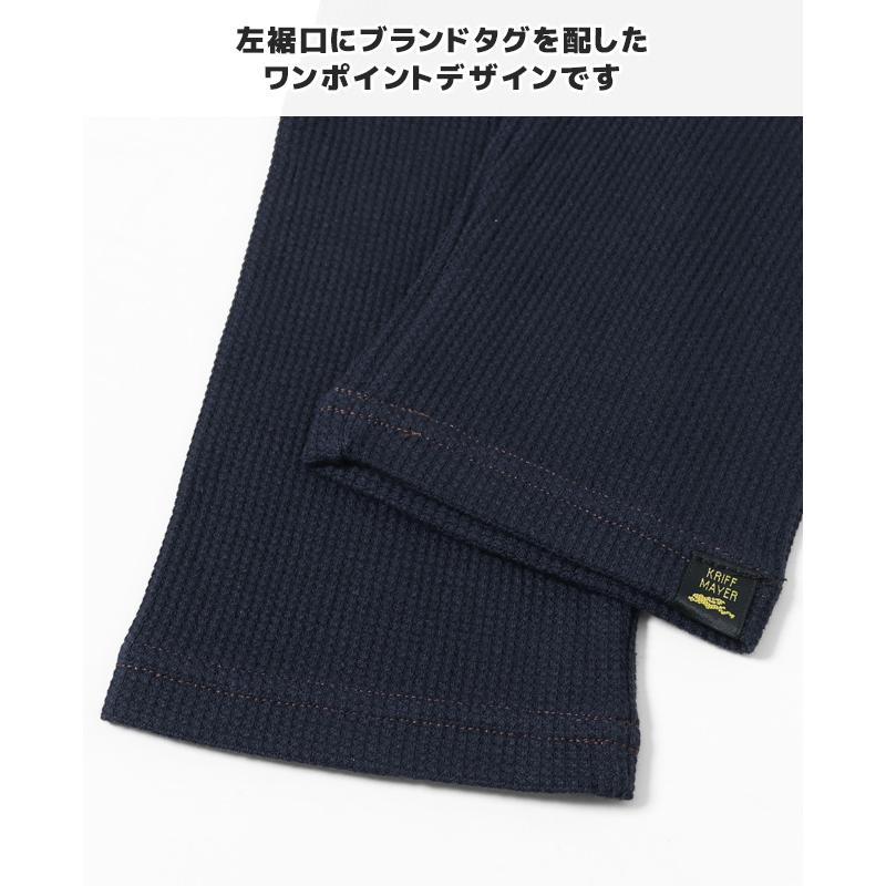 クリフメイヤー KRIFF MAYER メンズ レディース ユニセックス レギンス ワッフル 無地 ウエストゴム アウトドア フェス 秋 冬 春 サーマルスパッツ | KRIFF MAYER | 14