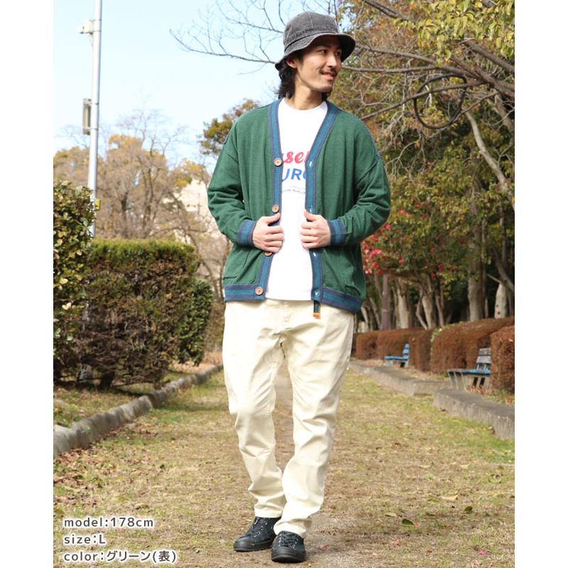 クリフメイヤー KRIFF MAYER メンズ レディース ユニセックス 長袖 カーディガン リバーシブル 刺繍 2way アメカジ カジュアル ひっくり ニット カーデ | KRIFF MAYER | 06