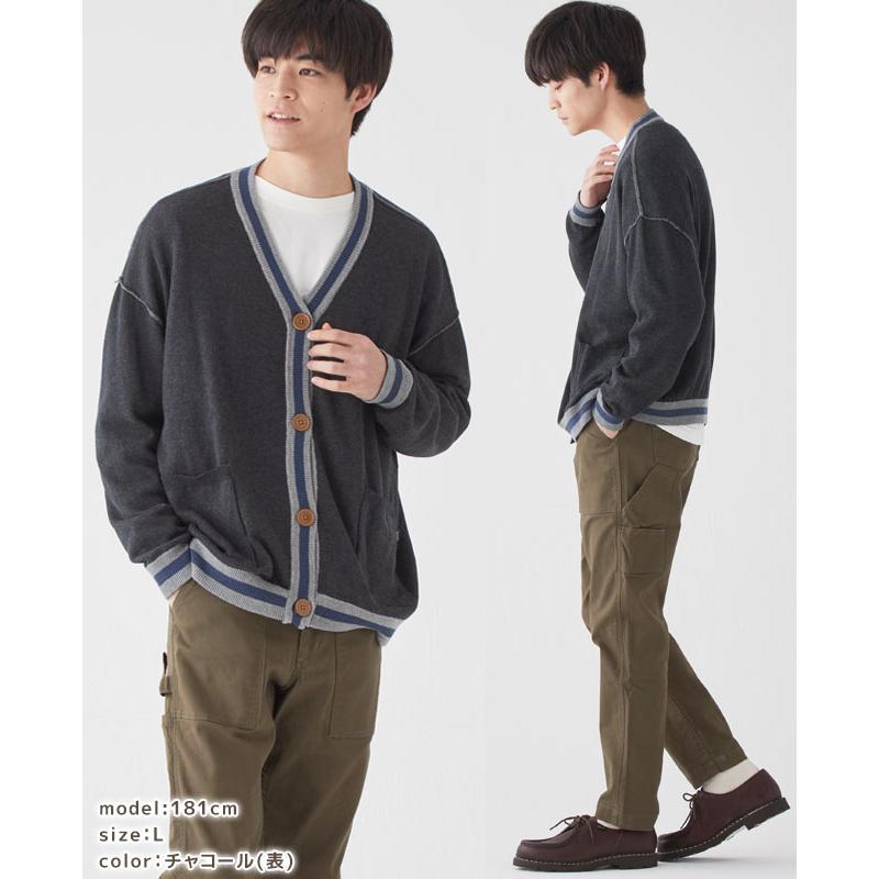 クリフメイヤー KRIFF MAYER メンズ レディース ユニセックス 長袖 カーディガン リバーシブル 刺繍 2way アメカジ カジュアル ひっくり ニット カーデ | KRIFF MAYER | 10