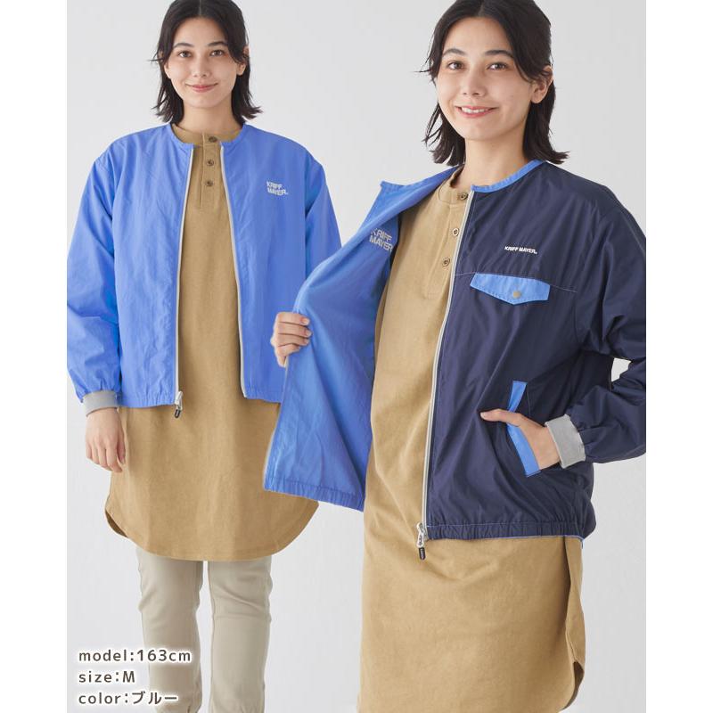 クリフメイヤー レディース KRIFF MAYER LADYS アウター ジャケット 軽い リバーシブル カジュアル 春 夏 レイヤード ノーカラー ひっくり ライト JK 2024SS | KRIFF MAYER Lady's Collection | 12