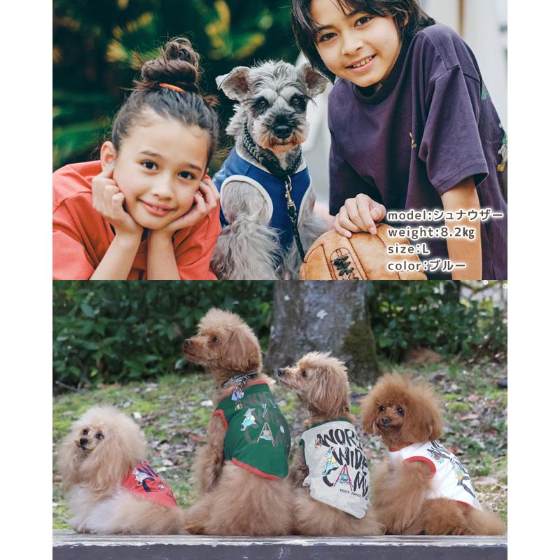 クリフメイヤードッグ KRIFF MAYER DOG Tシャツ ノースリーブ ロゴ ドッグ お揃い 犬服 ドッグウェア 綿100 ペアルック 伸縮性 小型犬 DOG キャンプラビット T |  | 15
