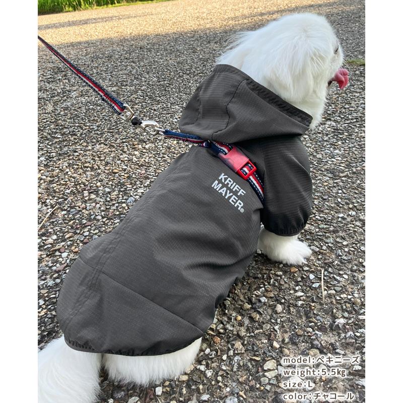 クリフメイヤードッグ KRIFF MAYER DOG アウター ジャケット ロゴ ドッグ お揃い 犬服 撥水 軽い ペアルック 伸縮性 小型犬 DOG さらさらエアー フード JK |  | 14