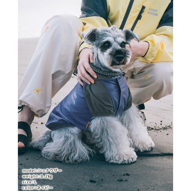 クリフメイヤードッグ KRIFF MAYER DOG アウター ジャケット ロゴ ドッグ お揃い 犬服 撥水 軽い ペアルック 伸縮性 小型犬 DOG さらさらエアー フード JK |  | 15