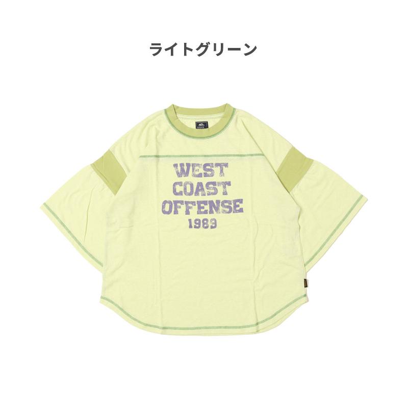 クリフメイヤー レディース KRIFF MAYER LADYS 半袖 Tシャツ レディース 半袖 フレア フットボールT プリント 柔らかい 軽い カラー 杢 ステッチ 半袖T｜kriffmayer｜20