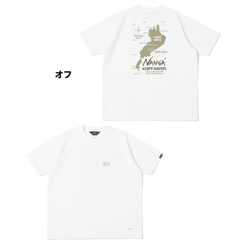 ナンガ クリフメイヤー KRIFF MAYER Tシャツ 半袖 メンズ ユニセックス バックプリント オーバーサイズ ブランドロゴ 夏 NANGAコラボT 琵琶湖｜kriffmayer｜19