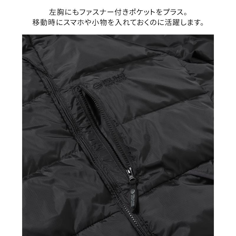 美品　Isuka イスカ　クリフメイヤー　コラボ　ダウン　L ブラック KRIFF MAYER（クリフメイヤー） メンズ アウター ダウン ジャケット