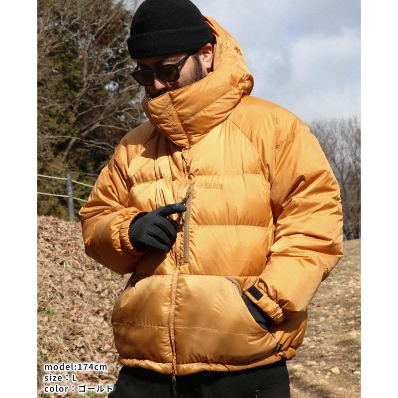 ISUKA ダウンジャケット　Mサイズ　イスカ KRIFF MAYER（クリフメイヤー） メンズ ダウンジャケット フード付き