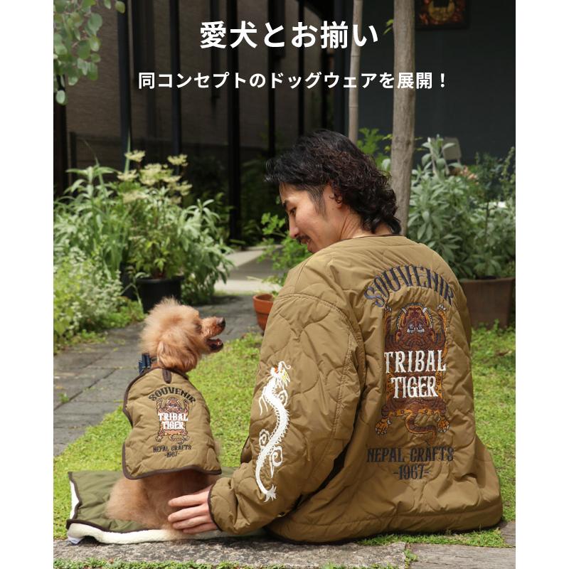 クリフメイヤー KRIFF MAYER メンズ アウター ユニセックス 中綿 ヴィンテージ風 お揃い アメカジ トラ タイガー カジュアル スーベニア 刺繍 キルト ジャケット | KRIFF MAYER | 16