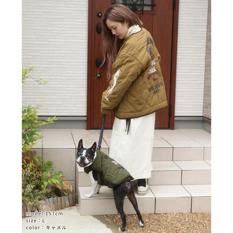 クリフメイヤー KRIFF MAYER メンズ アウター ユニセックス 中綿 ヴィンテージ風 お揃い アメカジ トラ タイガー カジュアル スーベニア 刺繍 キルト ジャケット | KRIFF MAYER | 17