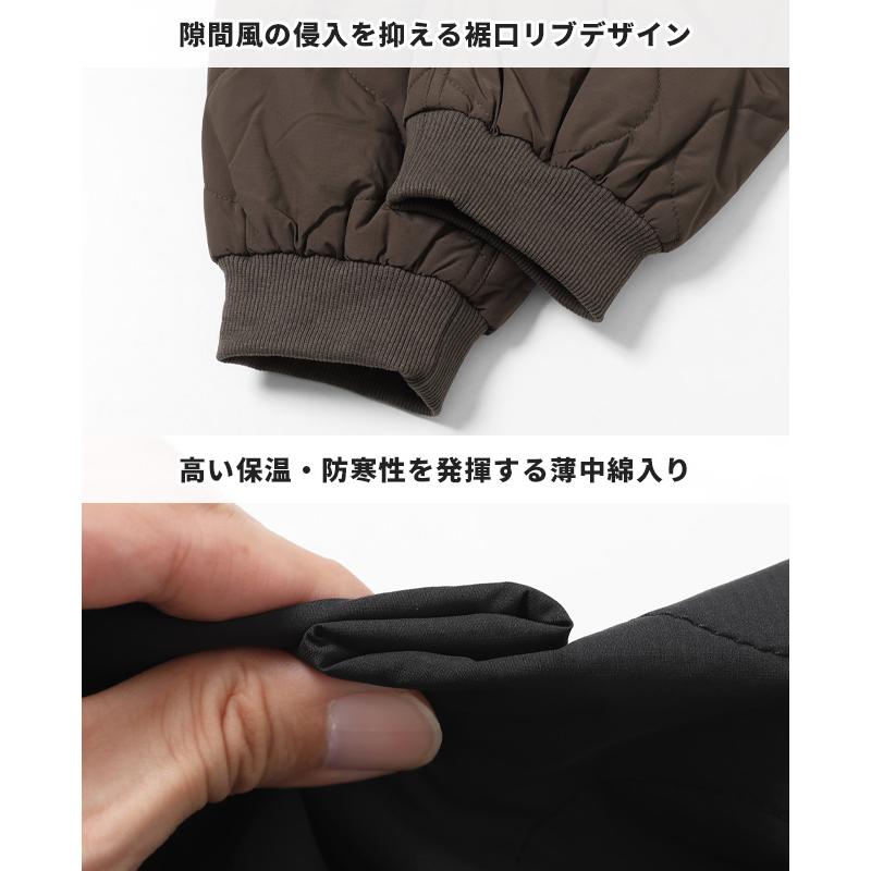 クリフメイヤー KRIFF MAYER メンズ ボトムス ロングパンツ フェイクダウンパンツ テーパード ウエストゴム 暖かい 中綿キルトクライミングパンツ | KRIFF MAYER | 25