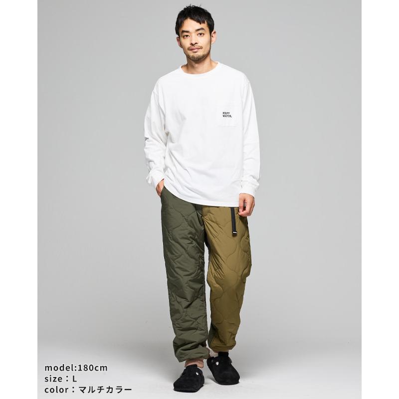 クリフメイヤー KRIFF MAYER メンズ ボトムス ロングパンツ フェイクダウンパンツ テーパード ウエストゴム 暖かい 中綿キルトクライミングパンツ | KRIFF MAYER | 11