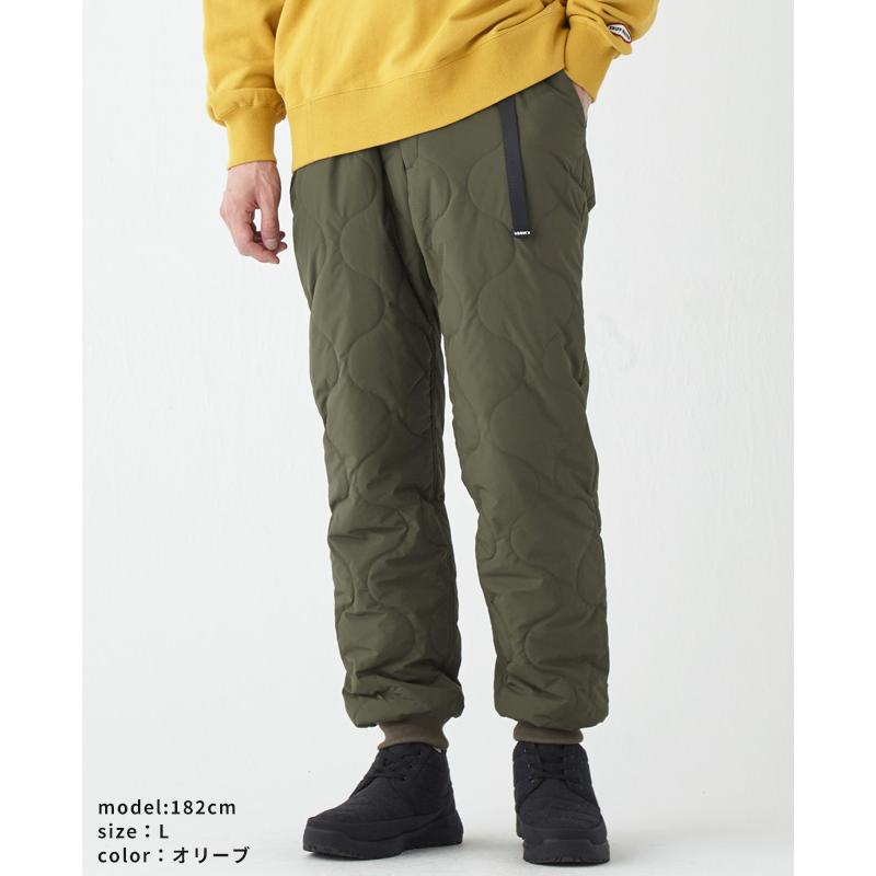 クリフメイヤー KRIFF MAYER メンズ ボトムス ロングパンツ フェイクダウンパンツ テーパード ウエストゴム 暖かい 中綿キルトクライミングパンツ | KRIFF MAYER | 12