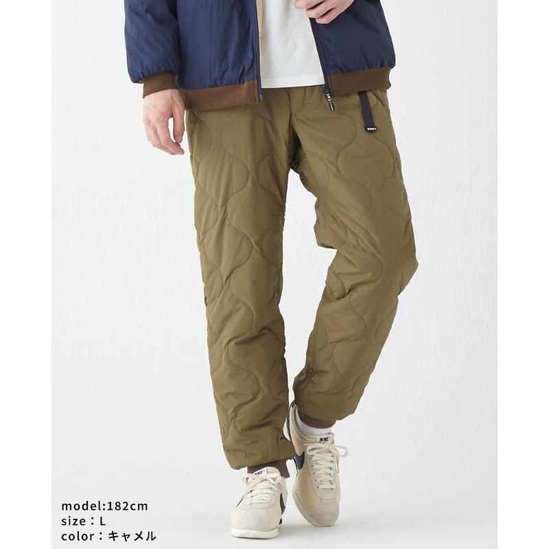 クリフメイヤー KRIFF MAYER メンズ ボトムス ロングパンツ フェイクダウンパンツ テーパード ウエストゴム 暖かい 中綿キルトクライミングパンツ | KRIFF MAYER | 13