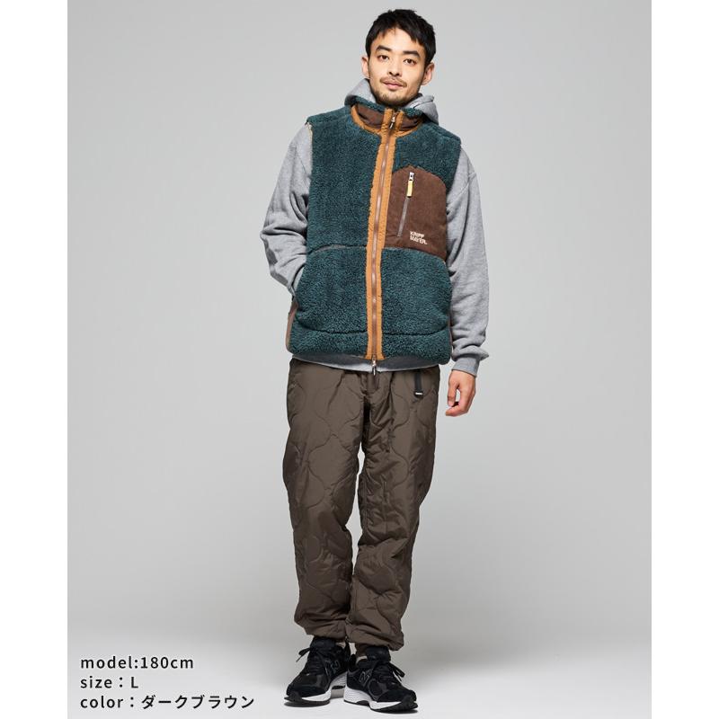 クリフメイヤー KRIFF MAYER メンズ ボトムス ロングパンツ フェイクダウンパンツ テーパード ウエストゴム 暖かい 中綿キルトクライミングパンツ | KRIFF MAYER | 15