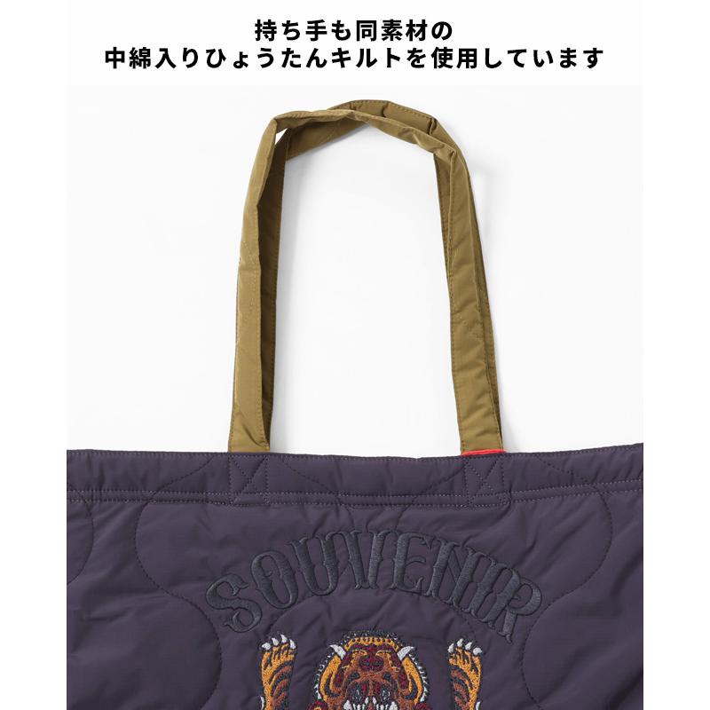 クリフメイヤー KRIFF MAYER メンズ レディース ユニセックス 男女兼用 キルト A4サイズ 軽量 おしゃれ アメカジ スーベニア刺繍トートバッグ | KRIFF MAYER | 17