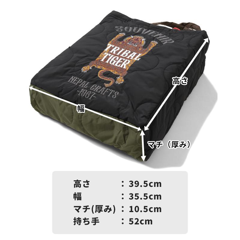 クリフメイヤー KRIFF MAYER メンズ レディース ユニセックス 男女兼用 キルト A4サイズ 軽量 おしゃれ アメカジ スーベニア刺繍トートバッグ | KRIFF MAYER | 18