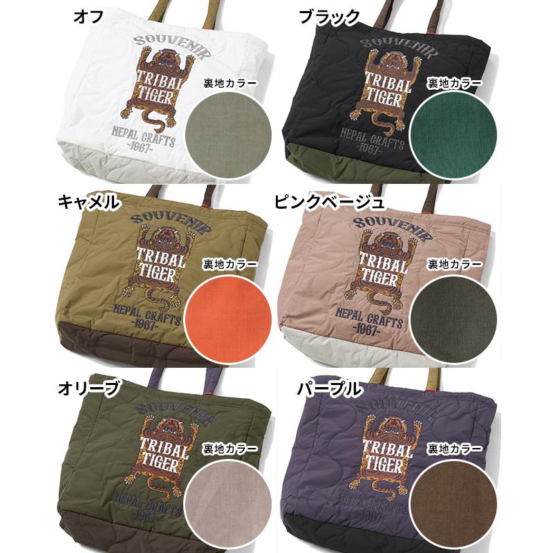 クリフメイヤー KRIFF MAYER メンズ レディース ユニセックス 男女兼用 キルト A4サイズ 軽量 おしゃれ アメカジ スーベニア刺繍トートバッグ | KRIFF MAYER | 25