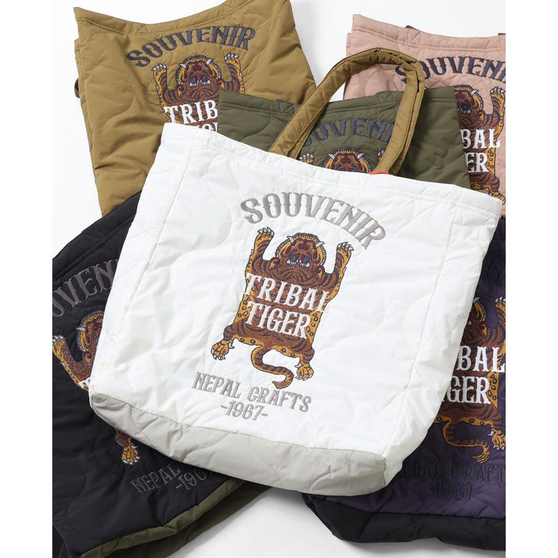 クリフメイヤー KRIFF MAYER メンズ レディース ユニセックス 男女兼用 キルト A4サイズ 軽量 おしゃれ アメカジ スーベニア刺繍トートバッグ | KRIFF MAYER | 26