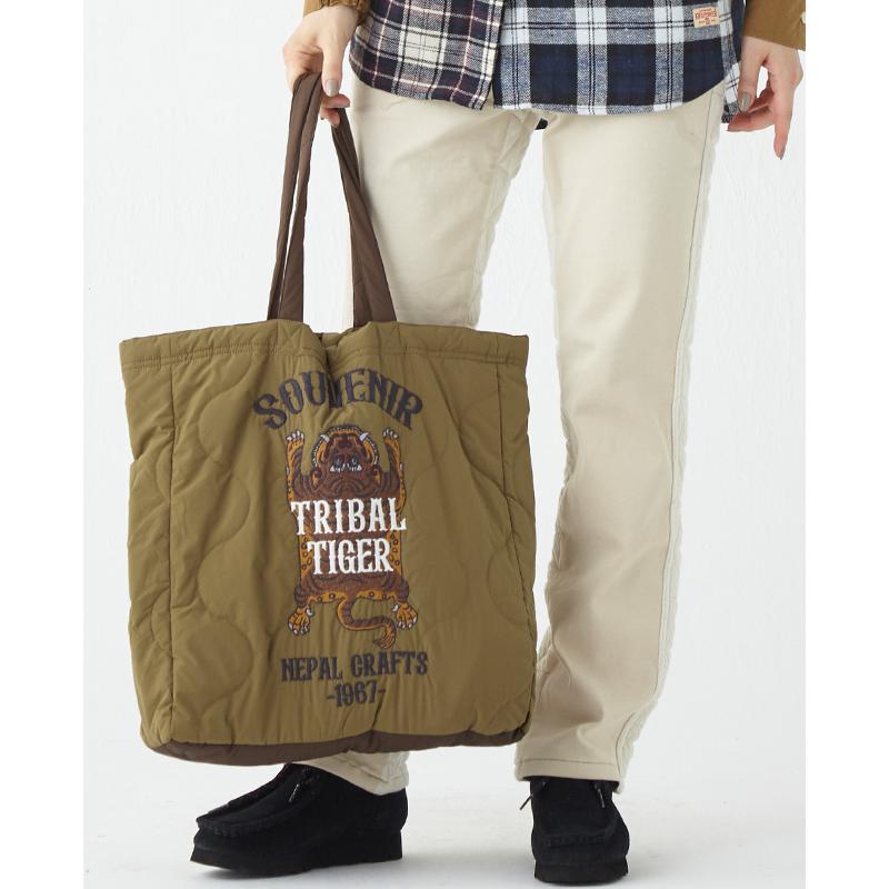 クリフメイヤー KRIFF MAYER メンズ レディース ユニセックス 男女兼用 キルト A4サイズ 軽量 おしゃれ アメカジ スーベニア刺繍トートバッグ | KRIFF MAYER | 08
