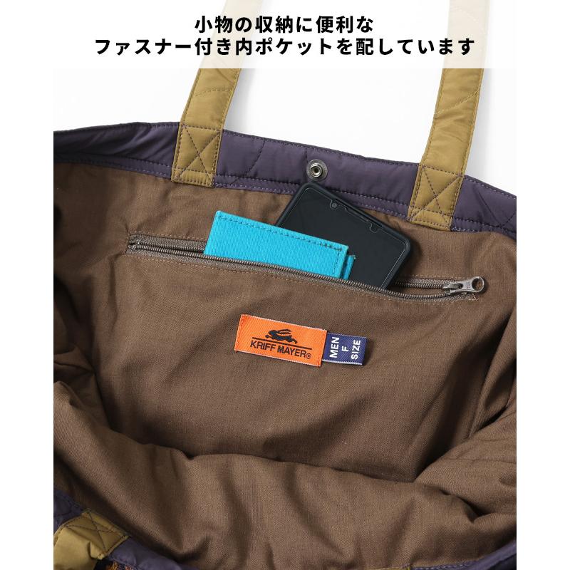 クリフメイヤー KRIFF MAYER メンズ レディース ユニセックス 男女兼用 キルト A4サイズ 軽量 おしゃれ アメカジ スーベニア刺繍トートバッグ | KRIFF MAYER | 15