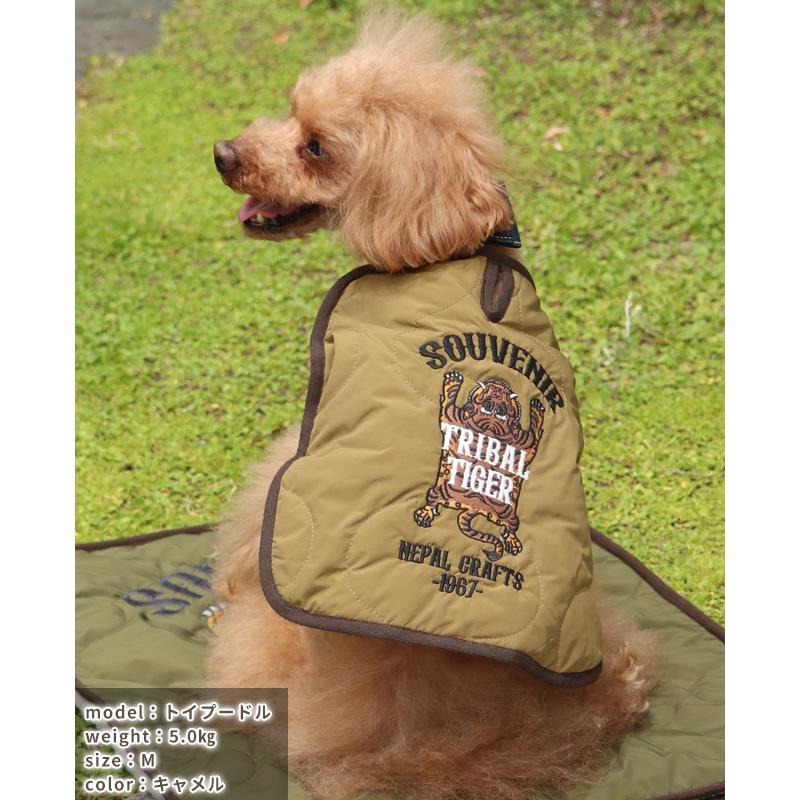 クリフメイヤードッグ KRIFF MAYER DOG アメカジ ドッグ お揃い 犬服 中綿 暖かい ペアルック 軽い カラフル 防寒 小型犬 中型犬 スーベニア 刺繍 キルト JK | KRIFF MAYER | 16