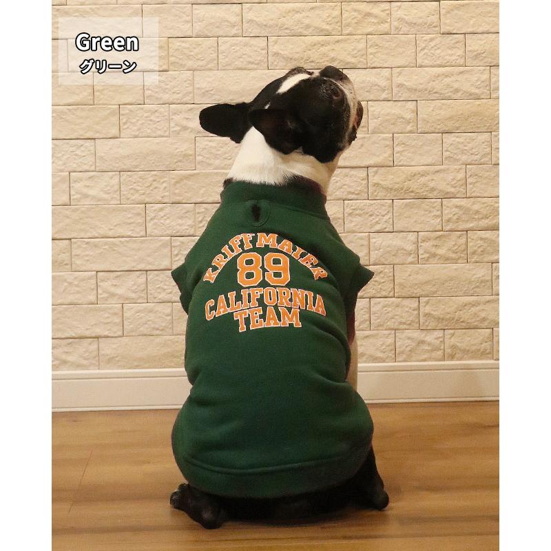 クリフメイヤードッグ KRIFF MAYER DOG アメカジ ドッグ お揃い 犬服 カレッジロゴ 暖かい ペアルック カラフル 防寒 小型犬 中型犬 ロゴ スウェット クルー | KRIFF MAYER | 23