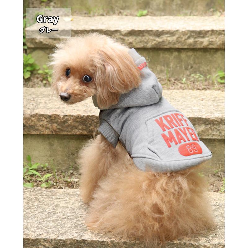 クリフメイヤードッグ KRIFF MAYER DOG アメカジ ドッグ お揃い 犬服 カレッジロゴ 暖かい ペアルック カラフル 防寒 小型犬 中型犬 ロゴ スウェット パーカー | KRIFF MAYER | 18