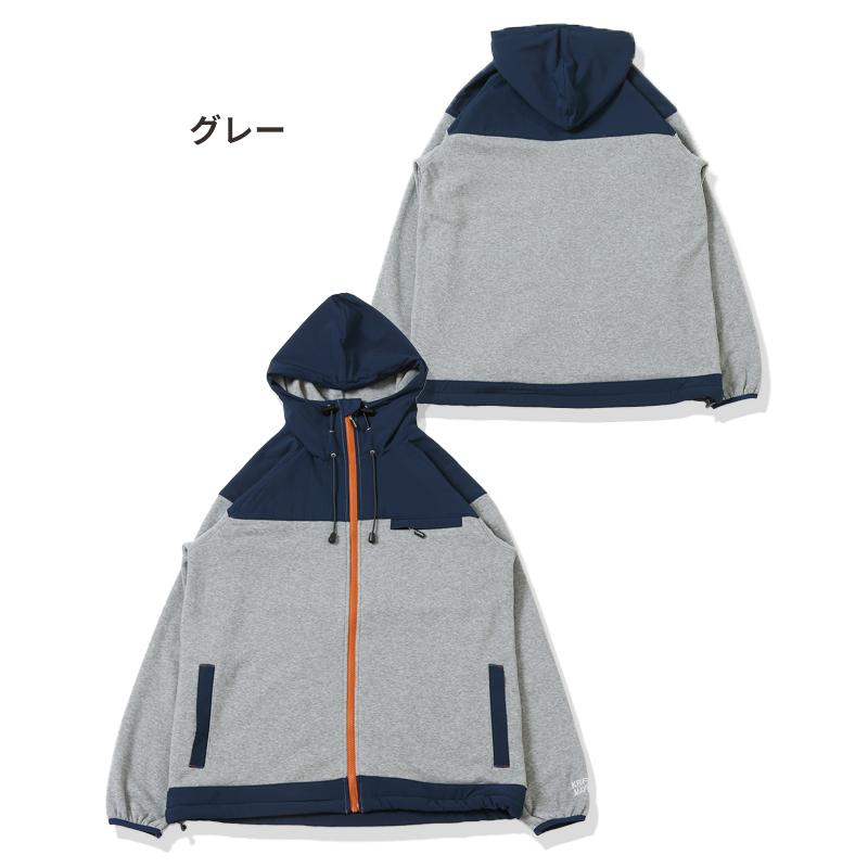 クリフメイヤー KRIFF MAYER メンズ ユニセックス ライトアウター マウンテンパーカー マンパ 撥水 防汚 裏起毛 2024FW クリーネス カット フード ジャケット | KRIFF MAYER | 16