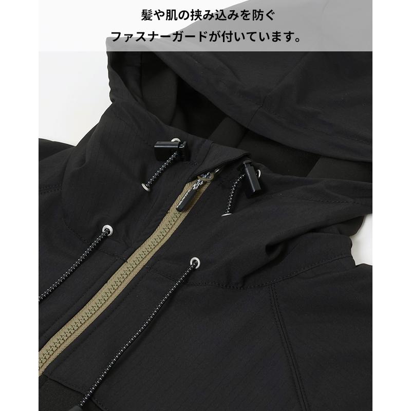 クリフメイヤー KRIFF MAYER メンズ ユニセックス ライトアウター マウンテンパーカー マンパ 撥水 防汚 裏起毛 2024FW クリーネス カット フード ジャケット | KRIFF MAYER | 12