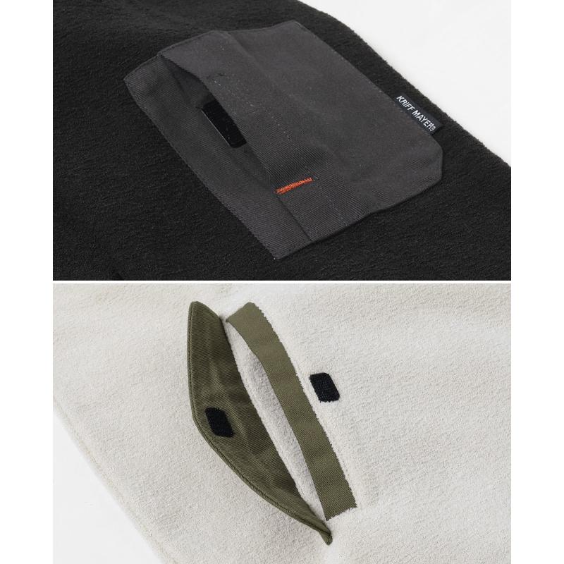 クリフメイヤー KRIFF MAYER メンズ ユニセックス  長袖 カーディガン ライトアウター ジャケット 裏起毛 ワイド 羽織り 秋 冬 ブークレZIPカーデ | KRIFF MAYER | 14