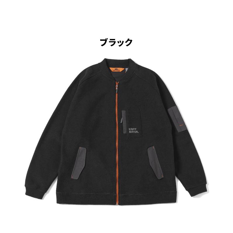 クリフメイヤー KRIFF MAYER メンズ ユニセックス  長袖 カーディガン ライトアウター ジャケット 裏起毛 ワイド 羽織り 秋 冬 ブークレZIPカーデ | KRIFF MAYER | 17