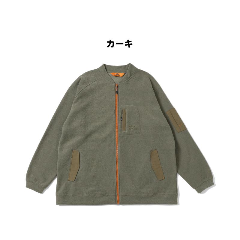 クリフメイヤー KRIFF MAYER メンズ ユニセックス  長袖 カーディガン ライトアウター ジャケット 裏起毛 ワイド 羽織り 秋 冬 ブークレZIPカーデ | KRIFF MAYER | 20