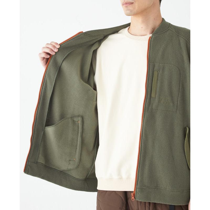 クリフメイヤー KRIFF MAYER メンズ ユニセックス  長袖 カーディガン ライトアウター ジャケット 裏起毛 ワイド 羽織り 秋 冬 ブークレZIPカーデ | KRIFF MAYER | 09