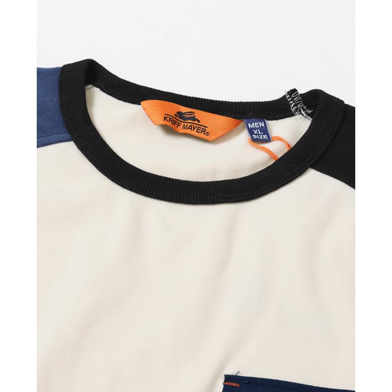 クリフメイヤー KRIFF MAYER メンズ ユニセックス ロンT 長袖 Tシャツ ラグランスリーブ 無地 アメカジ アウトドア もちのびデザインクルー | KRIFF MAYER | 17