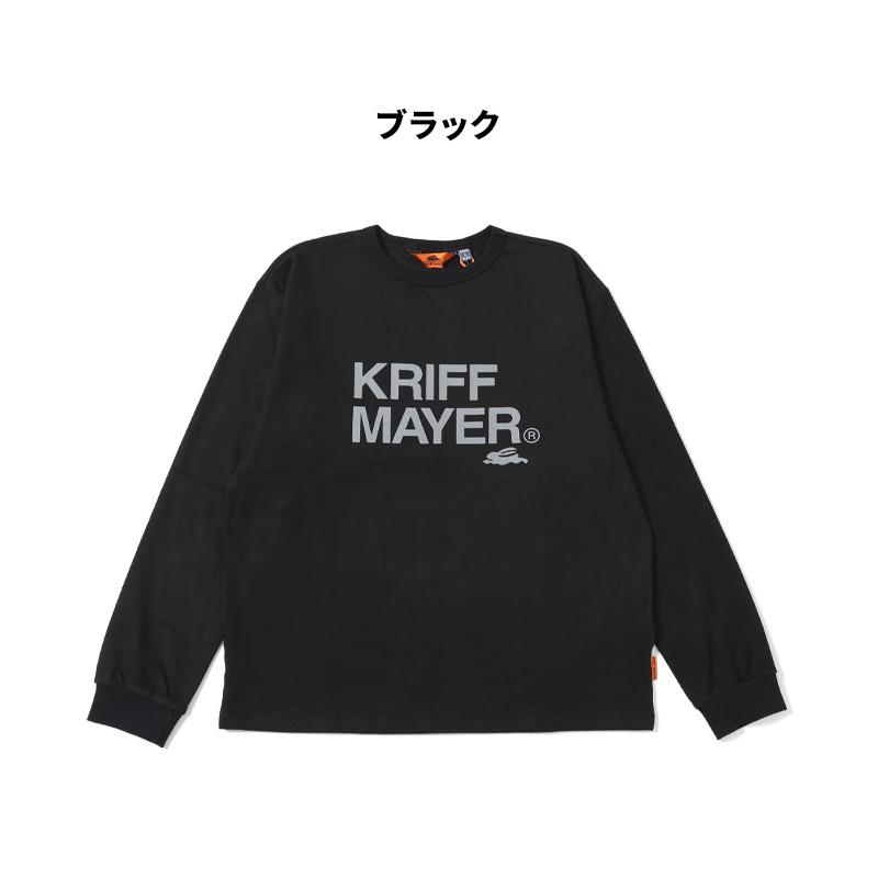 クリフメイヤー KRIFF MAYER メンズ ユニセックス 長袖 Tシャツ ブランドロゴ 微起毛 ストレッチ アメカジ アウトドア もちのびロゴプリントロンT | KRIFF MAYER | 20