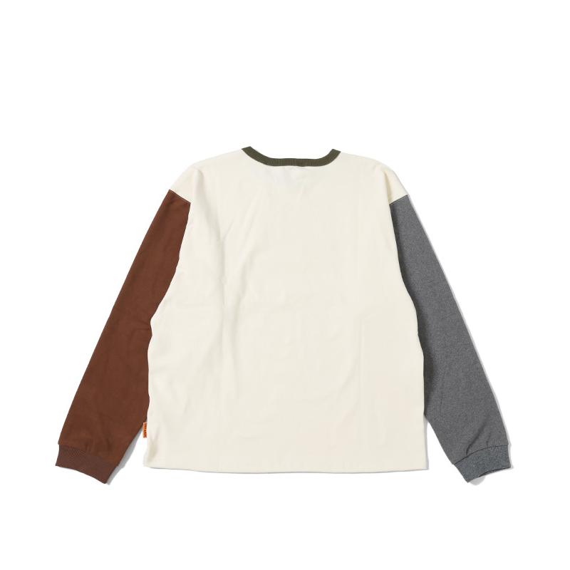 クリフメイヤー KRIFF MAYER メンズ ユニセックス 長袖 Tシャツ ブランドロゴ 微起毛 ストレッチ アメカジ アウトドア もちのびロゴプリントロンT | KRIFF MAYER | 24