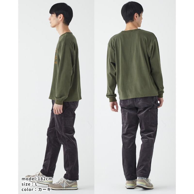 クリフメイヤー KRIFF MAYER メンズ ユニセックス 長袖 Tシャツ ブランドロゴ 微起毛 ストレッチ アメカジ アウトドア もちのびロゴプリントロンT | KRIFF MAYER | 13