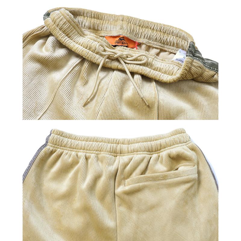 クリフメイヤー KRIFF MAYER メンズ ユニセックス ロングパンツ フリース 暖かい セットアップ 秋 冬 ボンディング ベロア トラック パンツ | KRIFF MAYER | 15