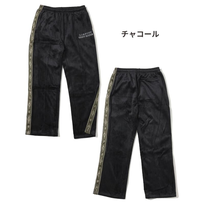 クリフメイヤー KRIFF MAYER メンズ ユニセックス ロングパンツ フリース 暖かい セットアップ 秋 冬 ボンディング ベロア トラック パンツ | KRIFF MAYER | 20