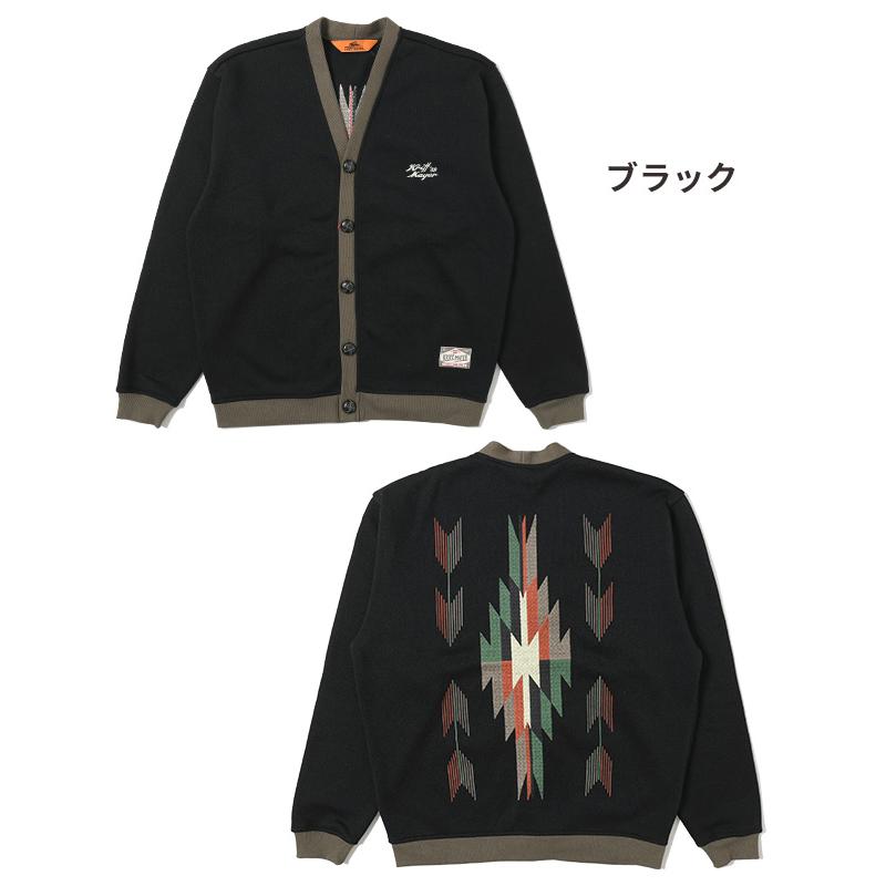 クリフメイヤー KRIFF MAYER メンズ ユニセックス 羽織 アウター カーディガン 裏起毛 長袖 秋 冬 チマヨ 刺しゅう ニット フリース カーデ | KRIFF MAYER | 19