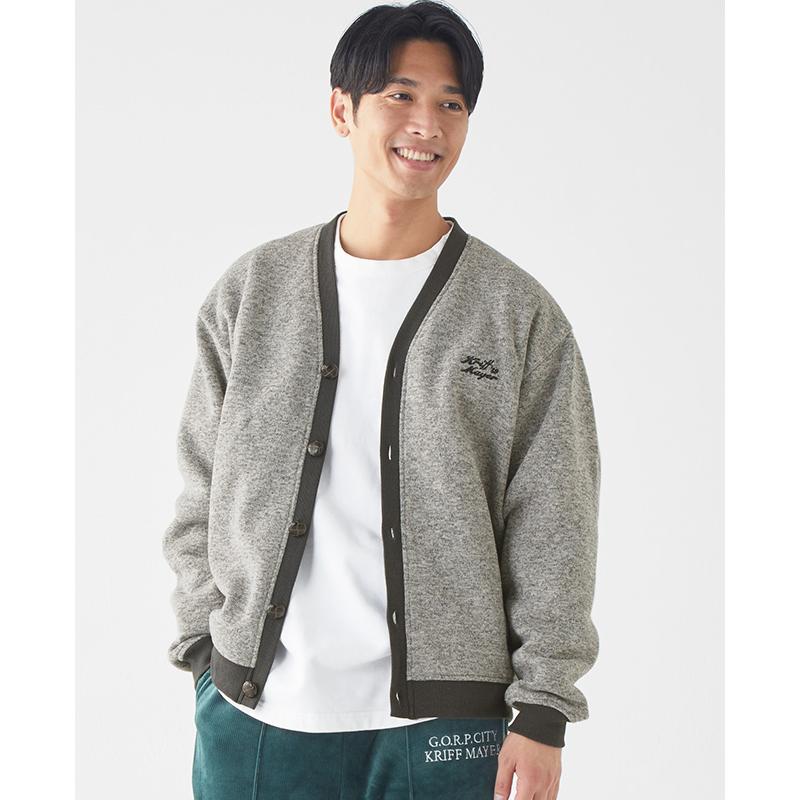 クリフメイヤー KRIFF MAYER メンズ ユニセックス 羽織 アウター カーディガン 裏起毛 長袖 秋 冬 チマヨ 刺しゅう ニット フリース カーデ | KRIFF MAYER | 05